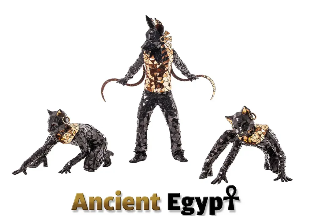 ancient Egypt mirror costumes
