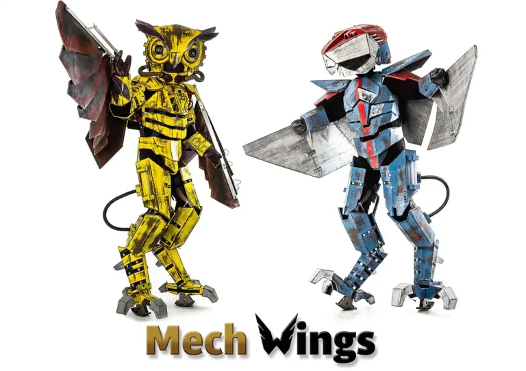 eagle and owl robotic costumes