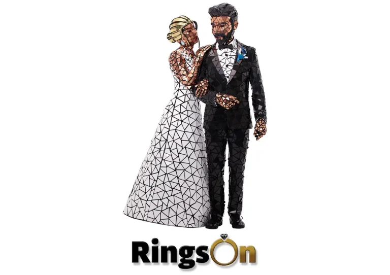wedding bride groom mirror costumes