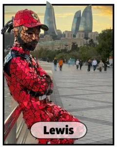 Lewis Hamilton lookalike mirror