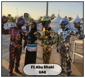 F1 mirror racing winners costumes